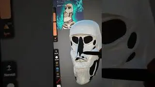 Nomad Sculpt Session um meine Moai Skulptur fertig zu stellen