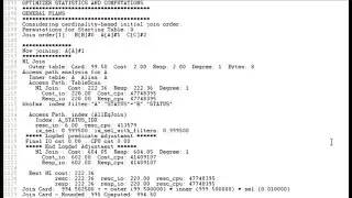 Understanding cost using Oracle 10053 optimizer trace