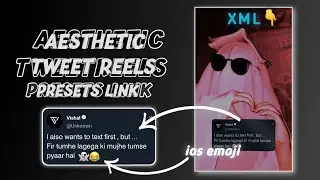 Fake tweet reels editing alight motion presets | alight motion XML link
