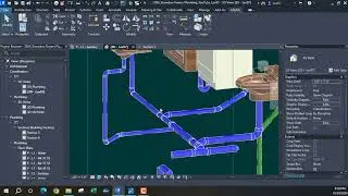 Revit. 3D Views. Section Views. Bathroom sanitary pipe routing. Coordinate Pipe routing. REVIT