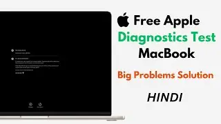How to Use Apple Free Diagnostics Tool For Mac | M1, M2, M3 in Hindi