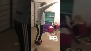 My 14 year old son tries out little feet skates