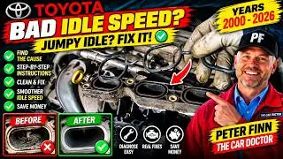 How to fix issues with bad idle speed VVT-i engine Toyota Corolla. Years 2000 to 2015