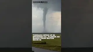 Tornado strikes Florida just before Hurricane Milton's arrival