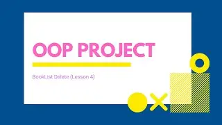 BookList Delete (Lesson 4)