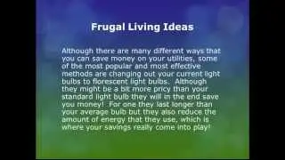 Frugal Living Ideas