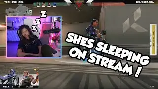 Pokimane is SLEEPING On STREAM!! (Valorant Moments) | Broccoli TV