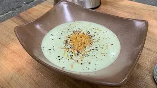 Smoked Gouda and Cheddar Broccoli Soup