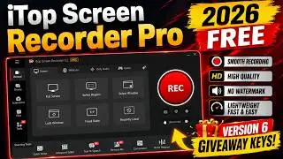 iTop Screen Recorder Pro 6.3 Giveaway 🎁Official License Key 