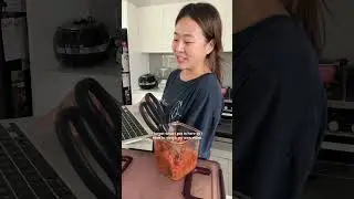 VERY fermented kimchi noodles! 