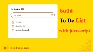 How To Create To Do List App Using HTML CSS And JavaScript