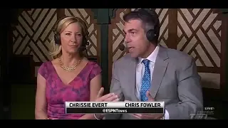 Chris Evert Discusses Genie Bouchard's Game After her 4th Round Win