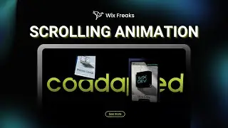 How to Add a Vertical Scrolling Animation/Portfolio Animation | Wix Freaks | Wix Studio