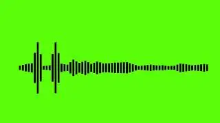 no copyright audio spectrum green screen