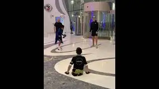 C.Ronaldo plays ball with disabled people. Good hearted person.