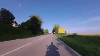 Mit dem 50ccm EasyCruiser zum Niersteiner Rheinufer düsen :)