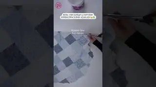 Bunu, yırtık çarşafla yaptığımı görenlerin dudağı uçukladı!😃 #short #shorts #diy