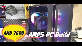 AMD Ryzen 5 7600 PC Build AM5 socket  MSI PRO B650M P DDR5 Casing 1st Player T4T4 G | Tech Land