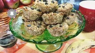 Здравословни бананови мъфини, чудесни за кафето
