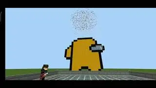 Amogus theme in minecraft|Among us theme in Minecraft| #Shorts |Among us theme note block Minecraft