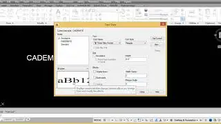 How to change text style in AutoCAD | How to change Text font in AutoCAD | cademate | Ravi Swami