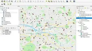 QGIS Tutorial merging OSM polygons and points