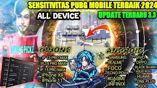 SENSITIVITAS PUBG MOBILE TERBAIK 2024❗SENSI AKURASI BUAT SEMUA USER ANDROID UPDATE 3.3 ( NO RECOIL )