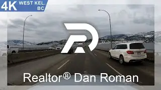 Realtor Dan Roman Drives to West Kelowna - William R. Bennett Bridge - Dual Real Estate Agent AB/BC