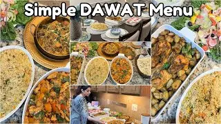 Simple DAWAT MENU| How I MANAGE DAWAT Alone With 2 Kids | Dawat IN America 🇺🇸