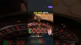 $78,000 on 6 numbers in roulette