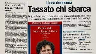 Press review, September 23, 2023. Italian national newspapers. Today's front pages