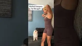 Romper for the Gym squat day ready #playsuit #gymromper #gymwear