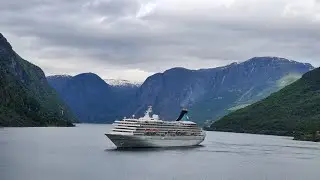 Flam, Flam Railway, Kjosfossen Waterfall Fretheim Naturepark P & O Iona Cruise Ship Stop Norway 2022