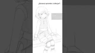 dibujando chica anime 