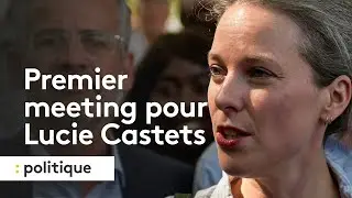 Premier meeting pour Lucie Castets