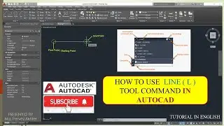 AutoCAD! Line Command in AutoCAD! Use of line in AutoCAD! Tutorial in English