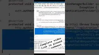 Convert your UI project to Rest API : Security Config Change 
