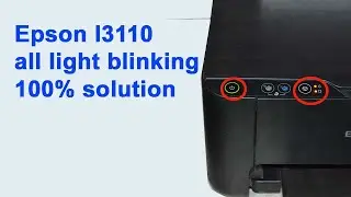 Epson L3110 all lights bank