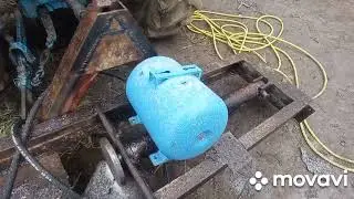 Replacing the NSh-32 pump (round to flat) on an MTZ-82 log splitter with an independent hydraulic...
