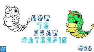 How To Draw Caterpie | Pokemon
