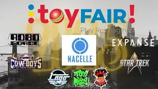 ToyFair 2025 Nacelle Star Trek Robo Force Expanse Cowboys of Moomesa booth tour with Brian Volkweiss