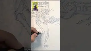 Book accurate Starship Troopers Bug #art #drawing #scifi #acrylicpainting