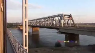 Crossing the Saligny Railway Bridge at Fetesti, 08.2015, DreamTrains HD, Train, Tren