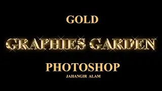 Gold Text Effect by Photoshop