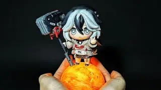 I made a Colalie and Mars diorama with 3Dpen ! ( Honkai Impact 3rd Part2 )