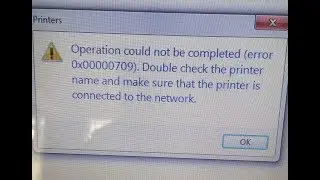 Network printer is not connect error 