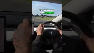 😱 SHOCKING Close Overtakes & Cornering in Performance Model 3 Track Mode 🏁 #tesla #race #track