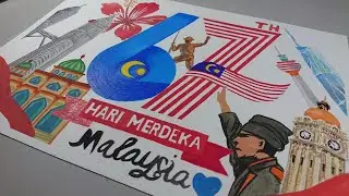 POSTER HARI KEMERDEKAAN MALAYSIA 🇲🇾 YANG KE 67