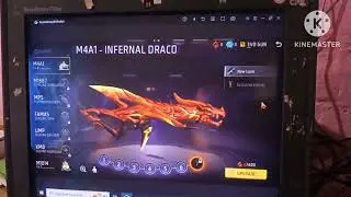 New Evo M4A1 🔥Infernal Draco Max Level 6 free Fire max..
