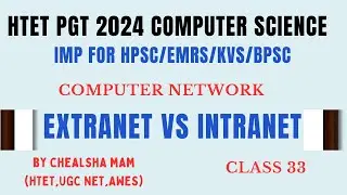 Internetwork | Extranet vs Internet | Computer Network | HTET PGT Computer Science Preparation | KVS